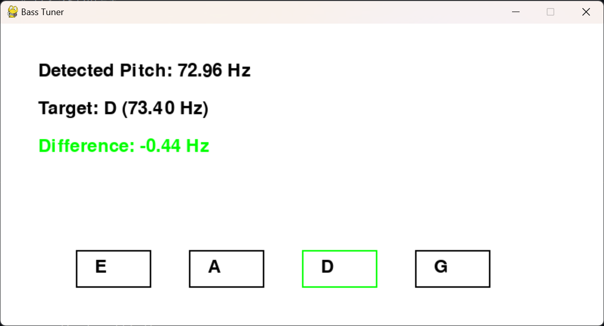 ベース用チューナー